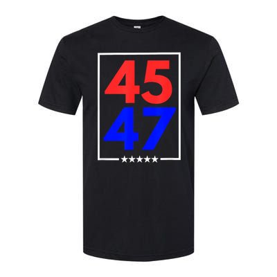 45 47 Trump 2024 Trendy Softstyle CVC T-Shirt