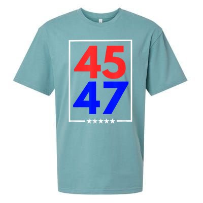 45 47 Trump 2024 Trendy Sueded Cloud Jersey T-Shirt