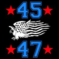 45 47 Trump Sign Us Eagle American Flag America Trump 45 47 Zip Tote Bag