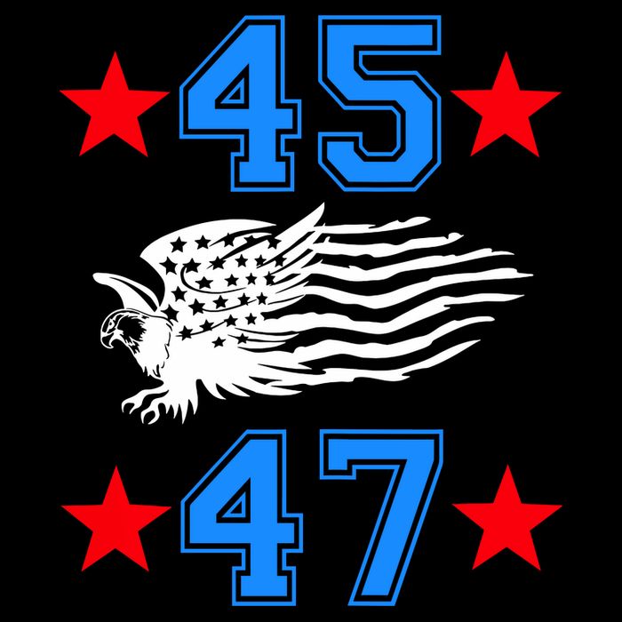 45 47 Trump Sign Us Eagle American Flag America Trump 45 47 Zip Tote Bag