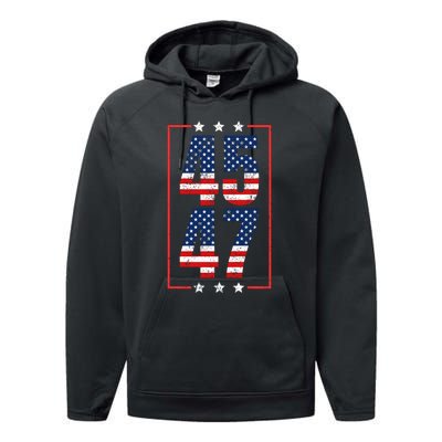 45 47 Trump Performance Fleece Hoodie