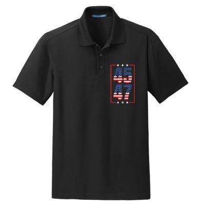 45 47 Trump Dry Zone Grid Polo