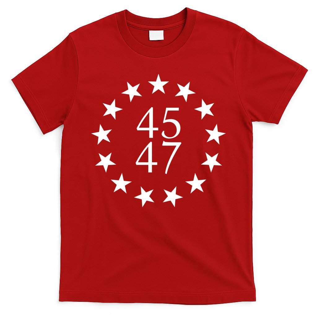 45 47 Trump 2024 Betsy Ross Flag 1776 USA Pro Trump For President T-Shirt