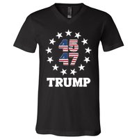 45 47 Trump V-Neck T-Shirt