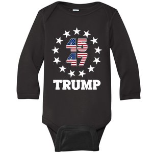 45 47 Trump Baby Long Sleeve Bodysuit