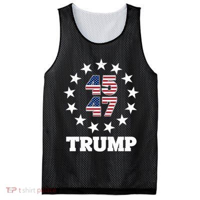 45 47 Trump Mesh Reversible Basketball Jersey Tank