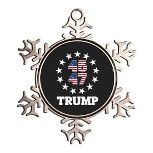 45 47 Trump Metallic Star Ornament