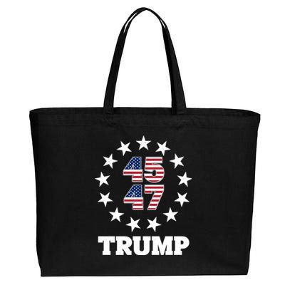 45 47 Trump Cotton Canvas Jumbo Tote