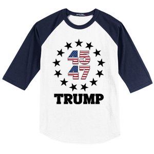 45 47 Trump Baseball Sleeve Shirt