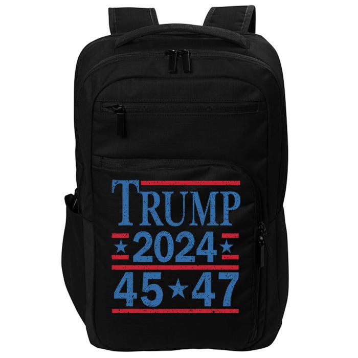 45 47 Trump 2024 American Flag Vote Trump Impact Tech Backpack