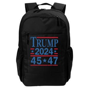 45 47 Trump 2024 American Flag Vote Trump Daily Commute Backpack