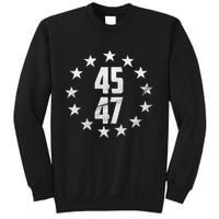 45 47 Trump 2024 American Flag Trump 2024 Sweatshirt