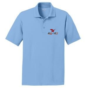 45 47 Trump 2024 President Election Patriotic Eagle PosiCharge RacerMesh Polo