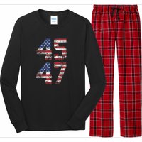 45 47 Trump 2024 Long Sleeve Pajama Set