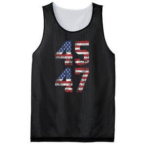 45 47 Trump 2024 Mesh Reversible Basketball Jersey Tank