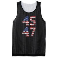 45 47 Trump 2024 Mesh Reversible Basketball Jersey Tank