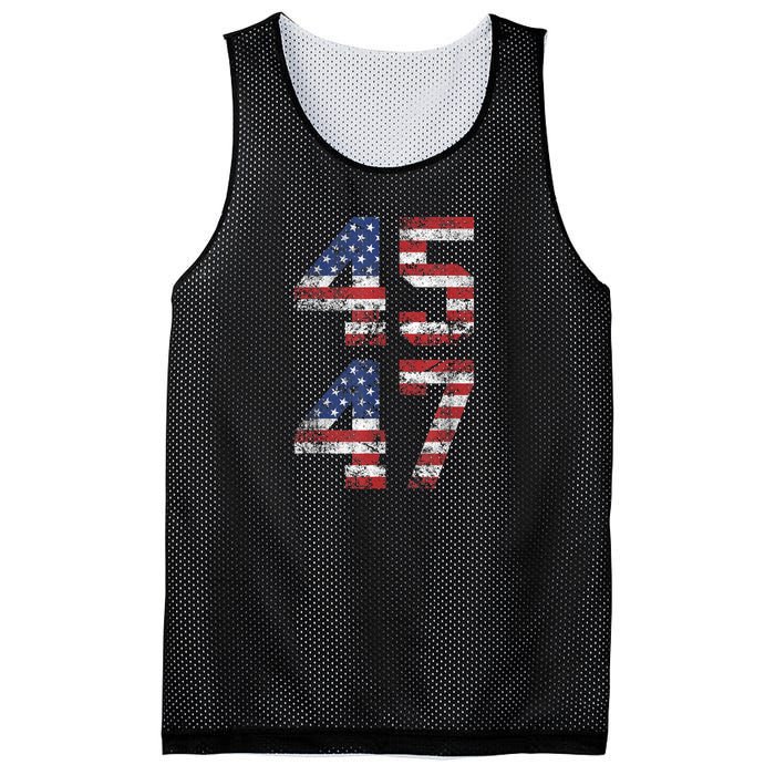 45 47 Trump 2024 Mesh Reversible Basketball Jersey Tank