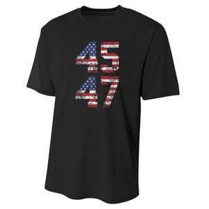 45 47 Trump 2024 Performance Sprint T-Shirt