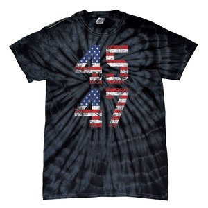 45 47 Trump 2024 Tie-Dye T-Shirt