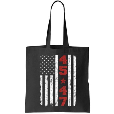 45 47 Trump Vintage Usa Flag President Election Politic Bag