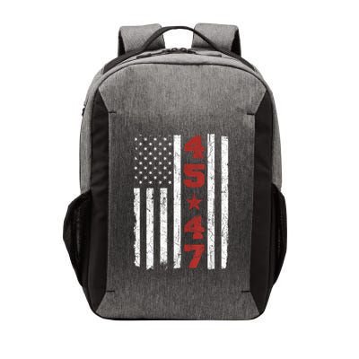 45 47 Trump Vintage Usa Flag President Election Politic Vector Backpack