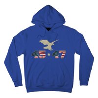 45 47 Trump 2024 President Election Patriotic Eagle Usa Flag Gift Hoodie