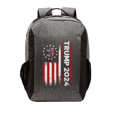 45 47 Trump 2024 American Flag Vector Backpack