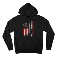 45 47 Trump 2024 American Flag (On Back) Hoodie