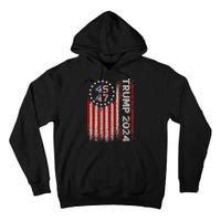 45 47 Trump 2024 American Flag Tall Hoodie