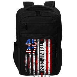 45 47 Trump 2024 American Flag Impact Tech Backpack