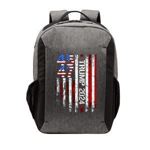 45 47 Trump 2024 American Flag Vector Backpack