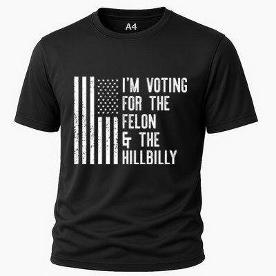 45 > 46 Trump Greater Than Joe Biden IM Voting For The Felon The Hillbilly 2024 Cooling Performance Crew T-Shirt