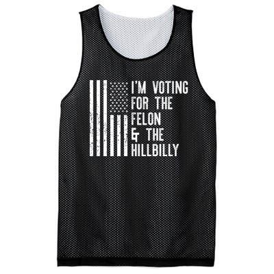 45 > 46 Trump Greater Than Joe Biden IM Voting For The Felon The Hillbilly 2024 Mesh Reversible Basketball Jersey Tank