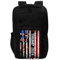 45 47 Trump 2024 American Flag Impact Tech Backpack