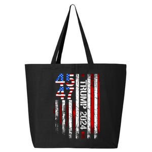 45 47 Trump 2024 American Flag 25L Jumbo Tote