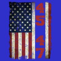 45 47 Trump Vintage Usa Flag 2024 President Election Politic Poster