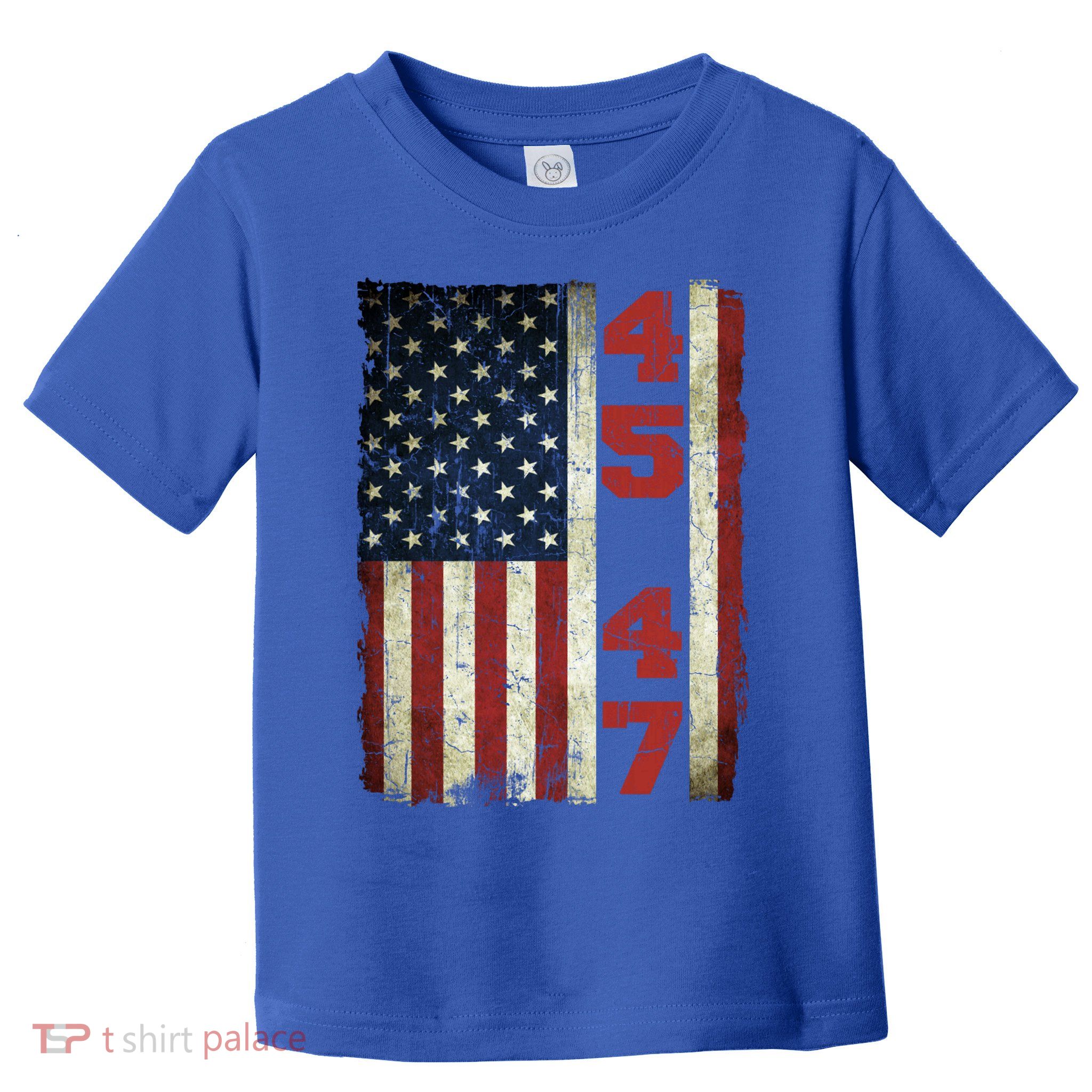 45 47 Trump Vintage Usa Flag 2024 President Election Politic Toddler T-Shirt