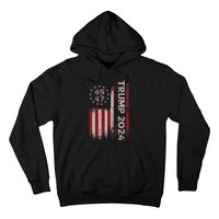 45 47 Trump 2024 American Flag Design Hoodie