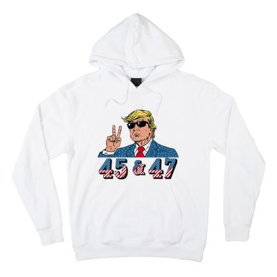 45 47 Trump Vote Elect Won Hoodie