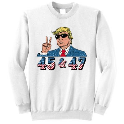 45 47 Trump Vote Elect Won Sweatshirt