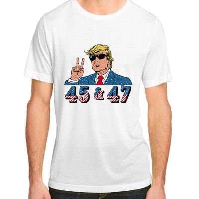 45 47 Trump Vote Elect Won Adult ChromaSoft Performance T-Shirt