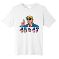 45 47 Trump Vote Elect Won Tall Fusion ChromaSoft Performance T-Shirt