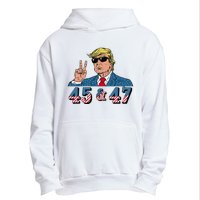 45 47 Trump Vote Elect Won Urban Pullover Hoodie