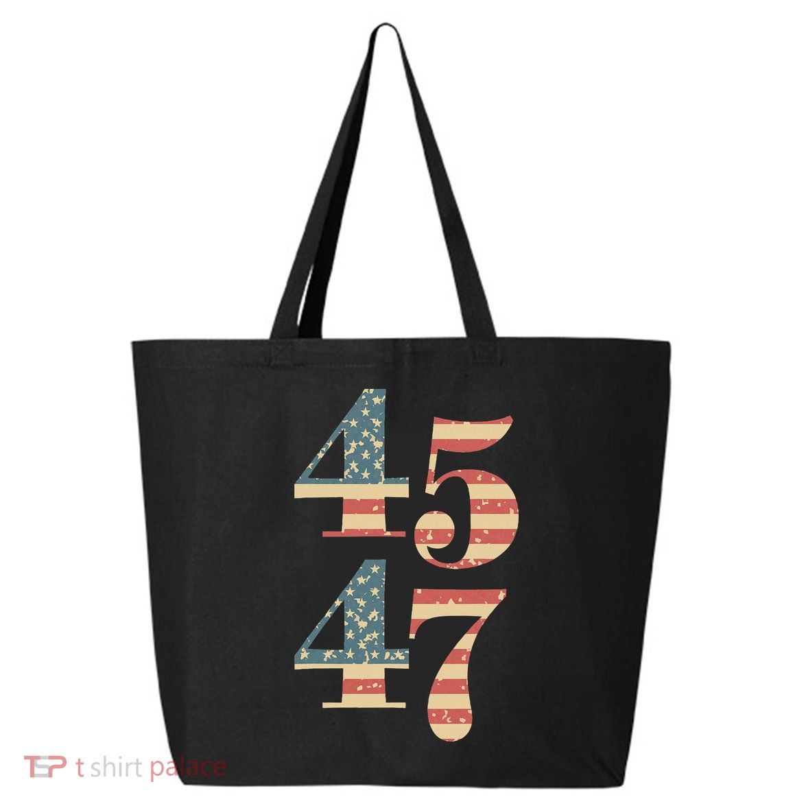 45 47 Trump 2024 Vintage Flag Design 25L Jumbo Tote