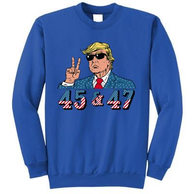 45 47 Trump Vote Elect Won Sweatshirt