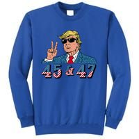 45 47 Trump Vote Elect Won Tall Sweatshirt