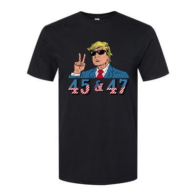 45 47 Trump Vote Elect Won Softstyle CVC T-Shirt