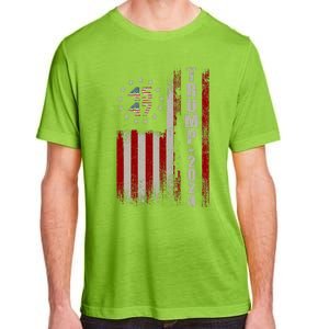 45 47 Trump 2024 American Flag Adult ChromaSoft Performance T-Shirt