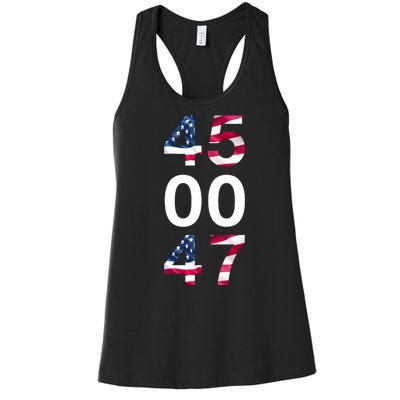 45 47 Trump Women's Racerback Tank