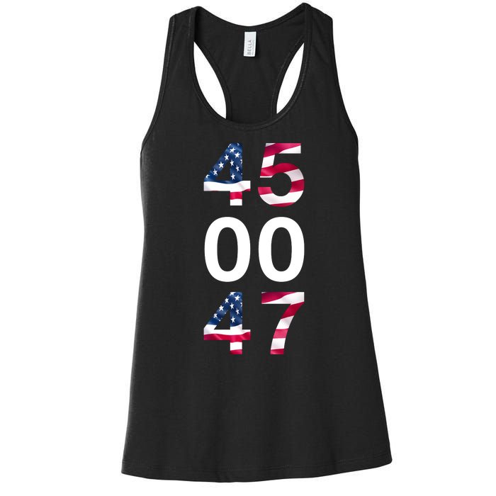 45 47 Trump Women's Racerback Tank